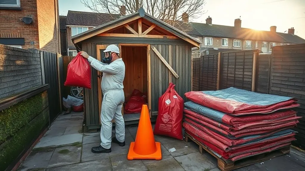 Garage & Shed Roof Removal in Streatham — HSE-licensed specialists